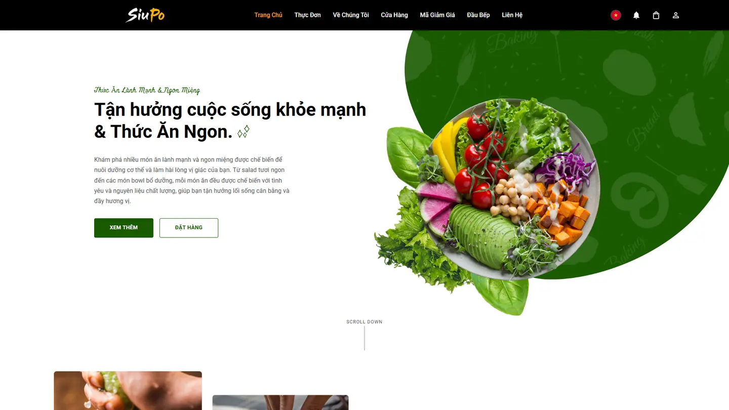 Siupo Restaurant homepage